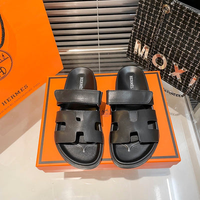 H New Velcro Colorblock Slippers