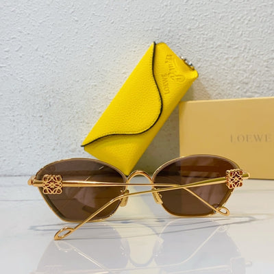 L  Metal Hexagonal Sunglasses