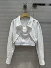 AW 23 new 2-piece ultra-short shirt set
