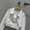 AW 23 new 2-piece ultra-short shirt set