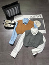 WA new patchwork long-sleeved shirt
