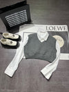 WA new patchwork long-sleeved shirt