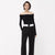 AW 23 new irregular slanted shoulder bottoming shirt