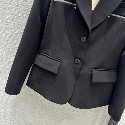 AW 23 new autumn and winter zipper suit jacket