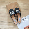 JIM* 23 new rhinestone flat slippers