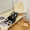JIM* rhinestone high heels