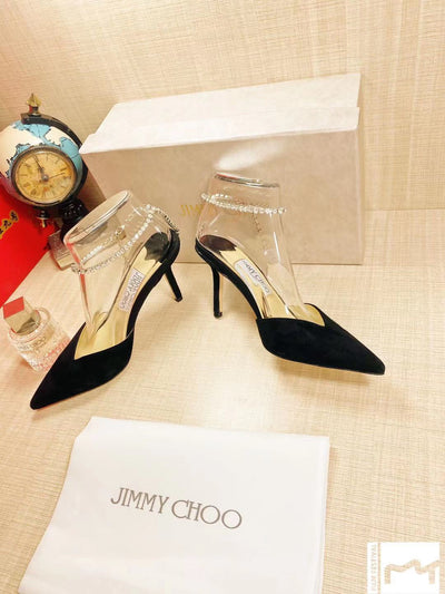 JC* 23 new crystal chain high heels