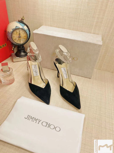 JC* 23 new crystal chain high heels