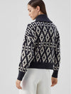 BRU* 23 autumn and winter jacquard wool top