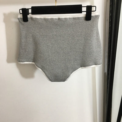 MI* new sports bra set elastic vest + boxer briefs