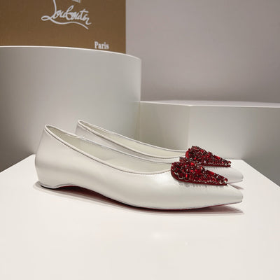 CL 24  1:1 VIP heart-shaped jewel flats