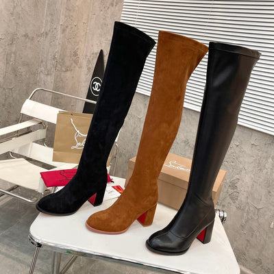 CL*  1:1 VIP velvet boots