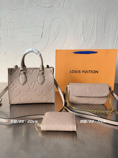 LOU* Tote bag combo bag 3-in-1 (limited time discount)