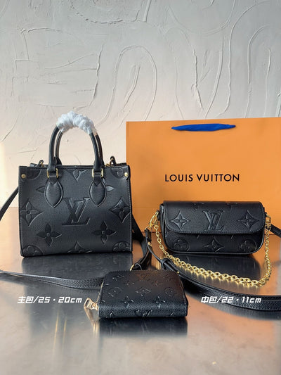 LOU* Tote bag combo bag 3-in-1 (limited time discount)