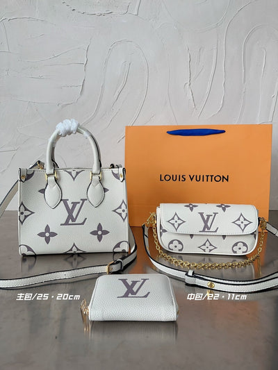 LOU* Tote bag combo bag 3-in-1 (limited time discount)