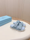 Prada 24 new woven slippers 1:1  VIP