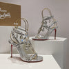 CL*24 new crystal jewelry tassel high heels 1:1 VIP
