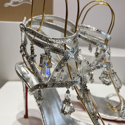 CL*24 new crystal jewelry tassel high heels 1:1 VIP