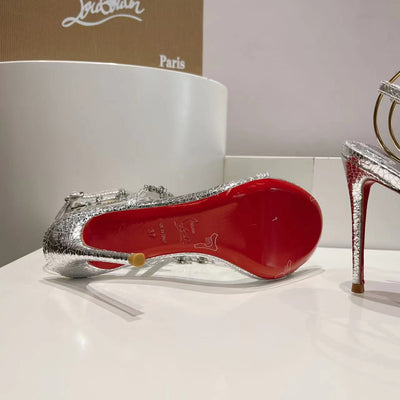 CL*24 new crystal jewelry tassel high heels 1:1 VIP