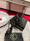 CL* 24 new fishnet rhinestone high heels 1:1VIP