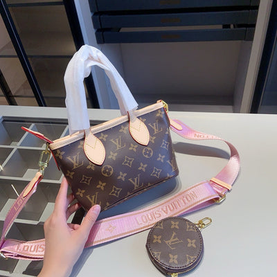 LOU* shopping bag + bucket bag + wallet combination bag