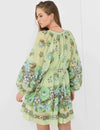 ALEMAIS 24SS Tie-strap Print Dress
