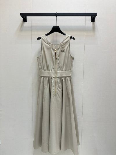 MIU* 24SS Sleeveless Waist Dress 1:1 VIP 07