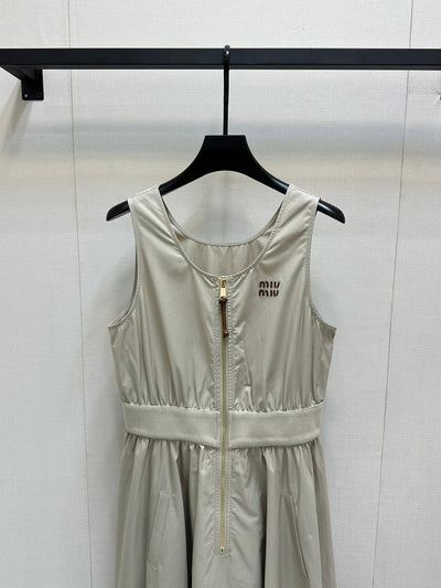 MIU* 24SS Sleeveless Waist Dress 1:1 VIP 07