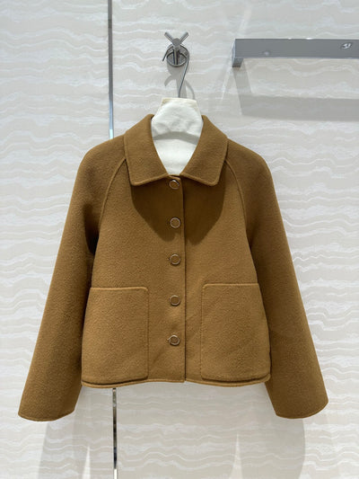 Herme* 24SS double-faced cashmere coat 1:1 VIP 07