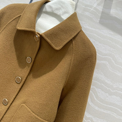 Herme* 24SS double-faced cashmere coat 1:1 VIP 07