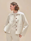 Herme* 24SS double-faced cashmere coat 1:1 VIP 07