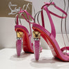 CHRIS* LOUB* 24SS LIPGLOSS high-heeled sandals 1:1 VIP