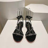 CHRIS* LOUB* 24SS rivet flat sandals 1:1 VIP