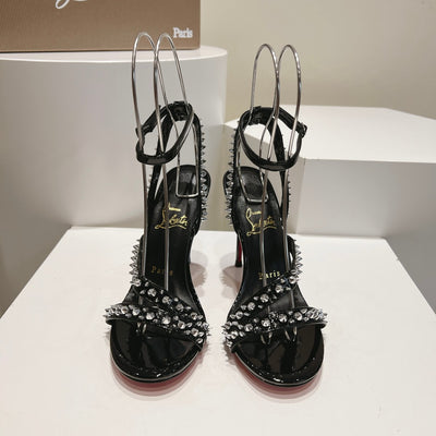 CHRIS* LOUB* 24SS rivet high-heeled sandals 1:1 VIP