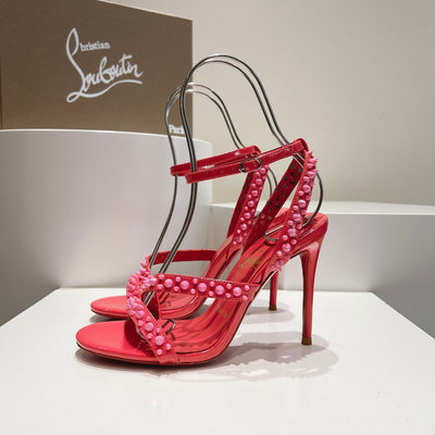 CHRIS* LOUB* 24SS rivet high-heeled sandals 1:1 VIP