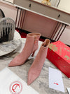 CHRIS* LOUB* 24SS Banana Heel High Heel Boots 1:1 VIP