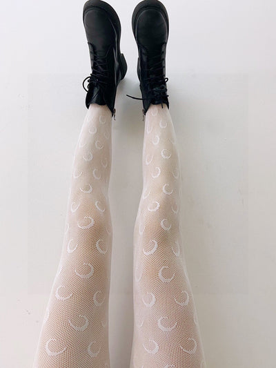 Moon High Stretch Moon Fishnet Socks