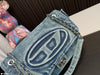 Dies* Denim Chain Messenger Bag