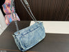 Dies* Denim Chain Messenger Bag