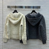 LOU* 24SS Hooded Jacquard Cardigan Sweater 1:1 VIP 11