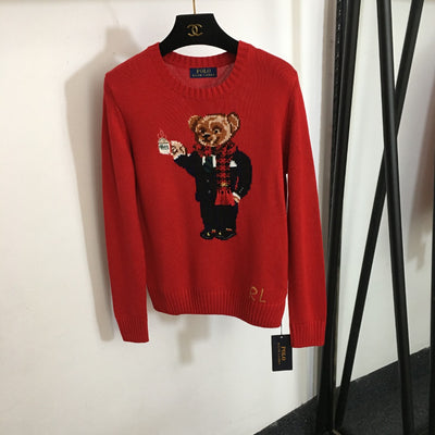 Ralph Lauren* Bear jacquard sweater