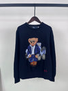 Ralph Laur* bear embroidered sweater