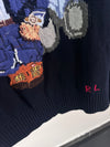 Ralph Laur* bear embroidered sweater