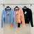Balma* V-neck knit cardigan