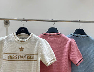 Five-pointed star embroidered sweater