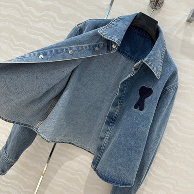 AM* Cropped denim jacket