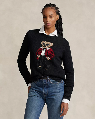 Ralph Lauren* Bear jacquard sweater