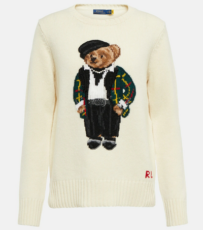 Ralph Lauren* Bear jacquard sweater