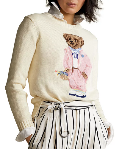 Ralph Lauren* Bear jacquard sweater