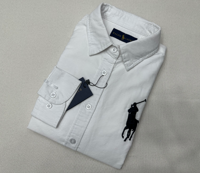 Ralph Laur* Large Embroidery Slim Fit Oxford Shirt